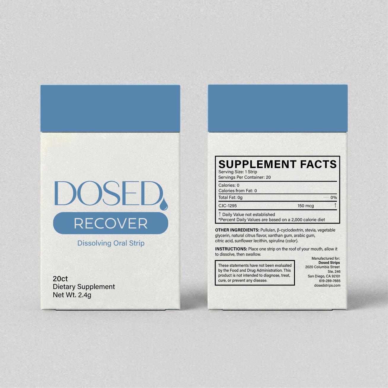 Elevate: CJC-1295 oral dissolving strips box