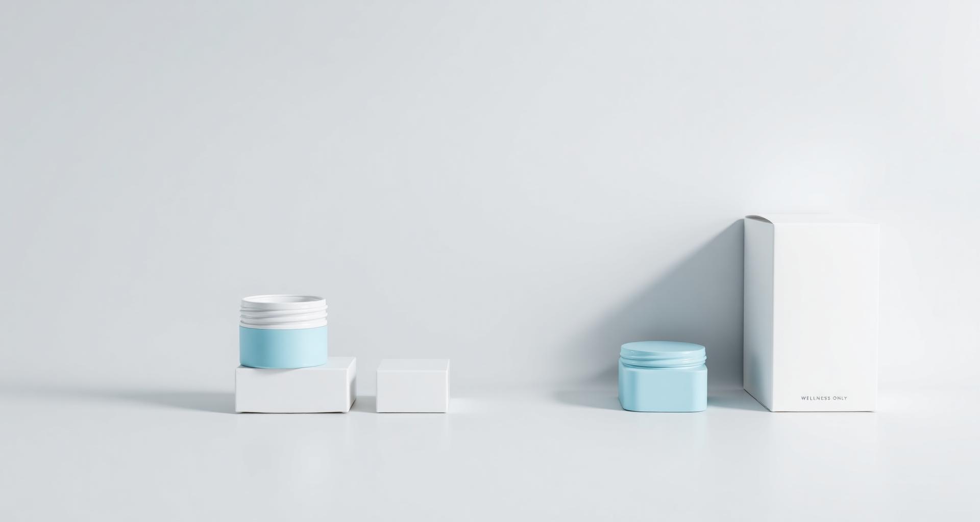 Matte white boxes of The Dosed Collective oral dissolving peptide strips